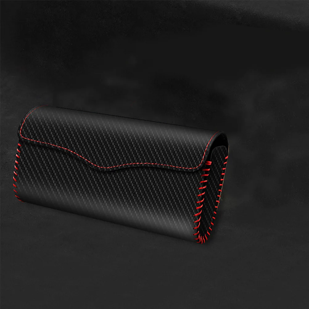 

PU Car Visor Organizer Sunglasses Holder Spacious Interior Scratch Protection Stylish Accessory Sunglasses Holder