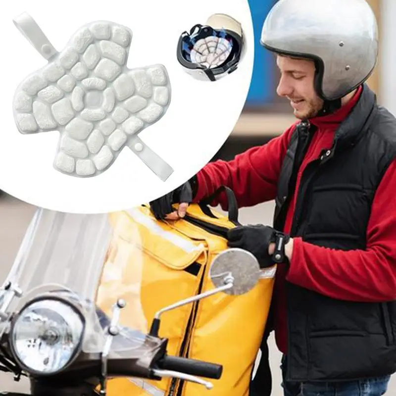 Sommer Kühlung Eis Matte Liner Wiederverwendbare Hut Helm Cool Pad PCM Eis Hut Liner Mit Guter Kühlleistung Für Radfahren Reisen