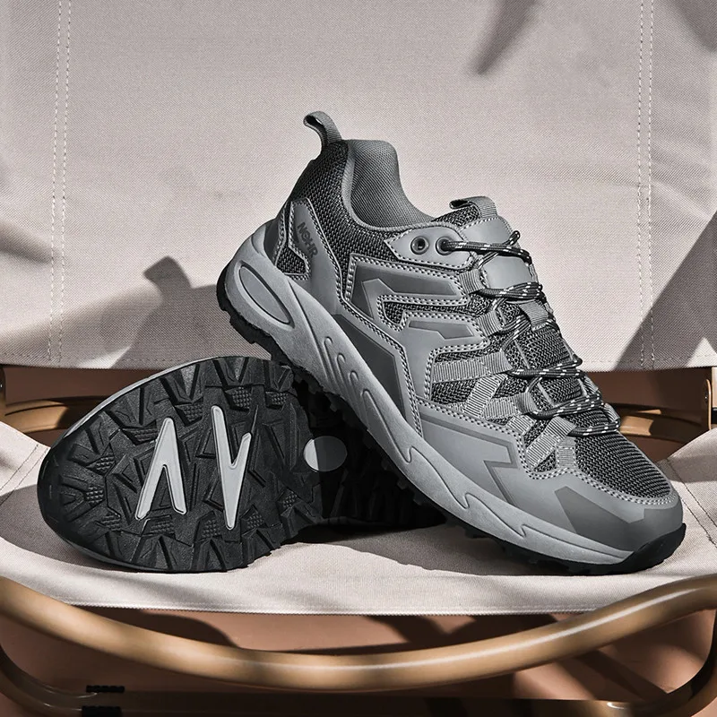 

Aguorrl Men's Outdoor Hiking Shoes Non-Slip Wear-resistant Tactical Climbing Shoes 2026 New Breathable Trekking Sneakers
