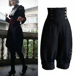 Colonial Knee Breeches Women 18th Century Pants Fall Front Style Trousers