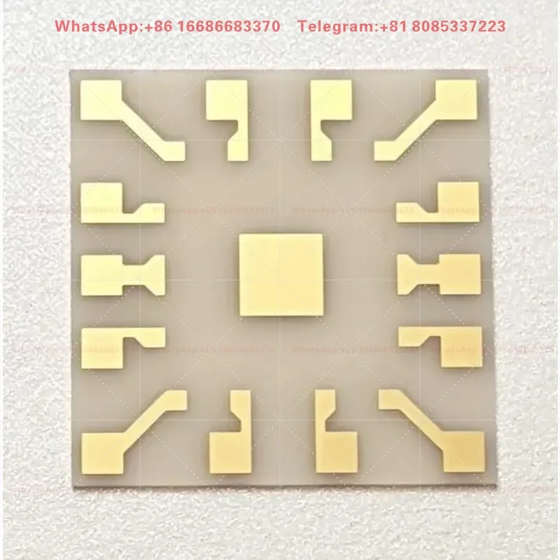 AlN Ceramic Heat Sink Circuit Board Alumina Substrate for Research Chip Mounting