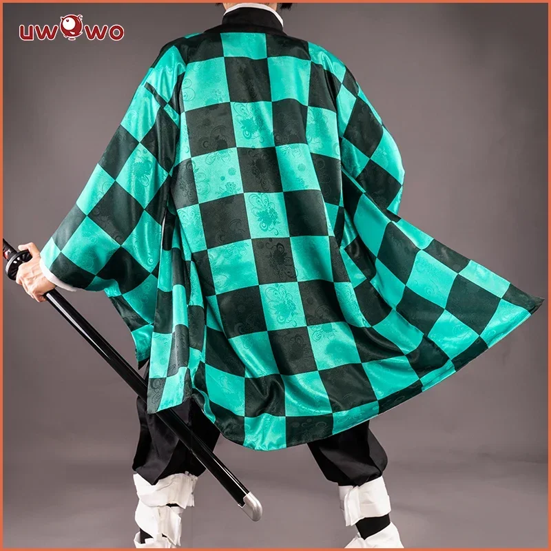 Ultimo lotto uwowo tanjirou cosplay nuovo design cospmats tanjirou kakado Corps haori costumi di Halloween