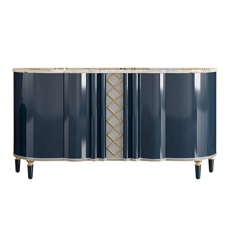 

marble countertop dining side cabinet Home partition cabinet French shoe cabinet Model room decorative cabinet