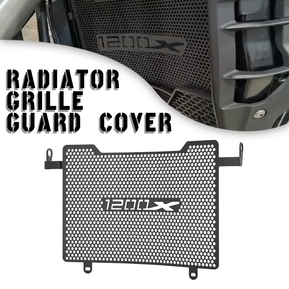 

with VFR1200X LOGO For HONDA VFR 1200X ROSSTOURER 1200 2012-2018 2019 2020 Radiator Grille Cover Guard Protector Motorcycle