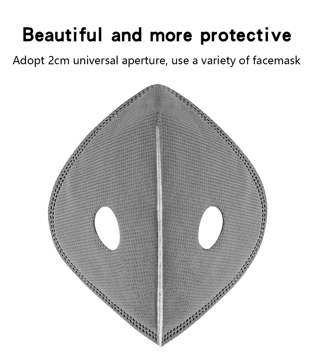 Cycling Dustproof PM2.5 Active Carbon Filter Replacement Protection Anti Dust 5layers Cycling Face Masks Breathing Filter Gasket