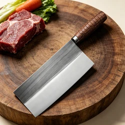 Forged Chinese Kitchen Knife Meat Cleaver Slicing Knife Sushi Filleting Knife Butcher Knife Chef Cooking Cutter