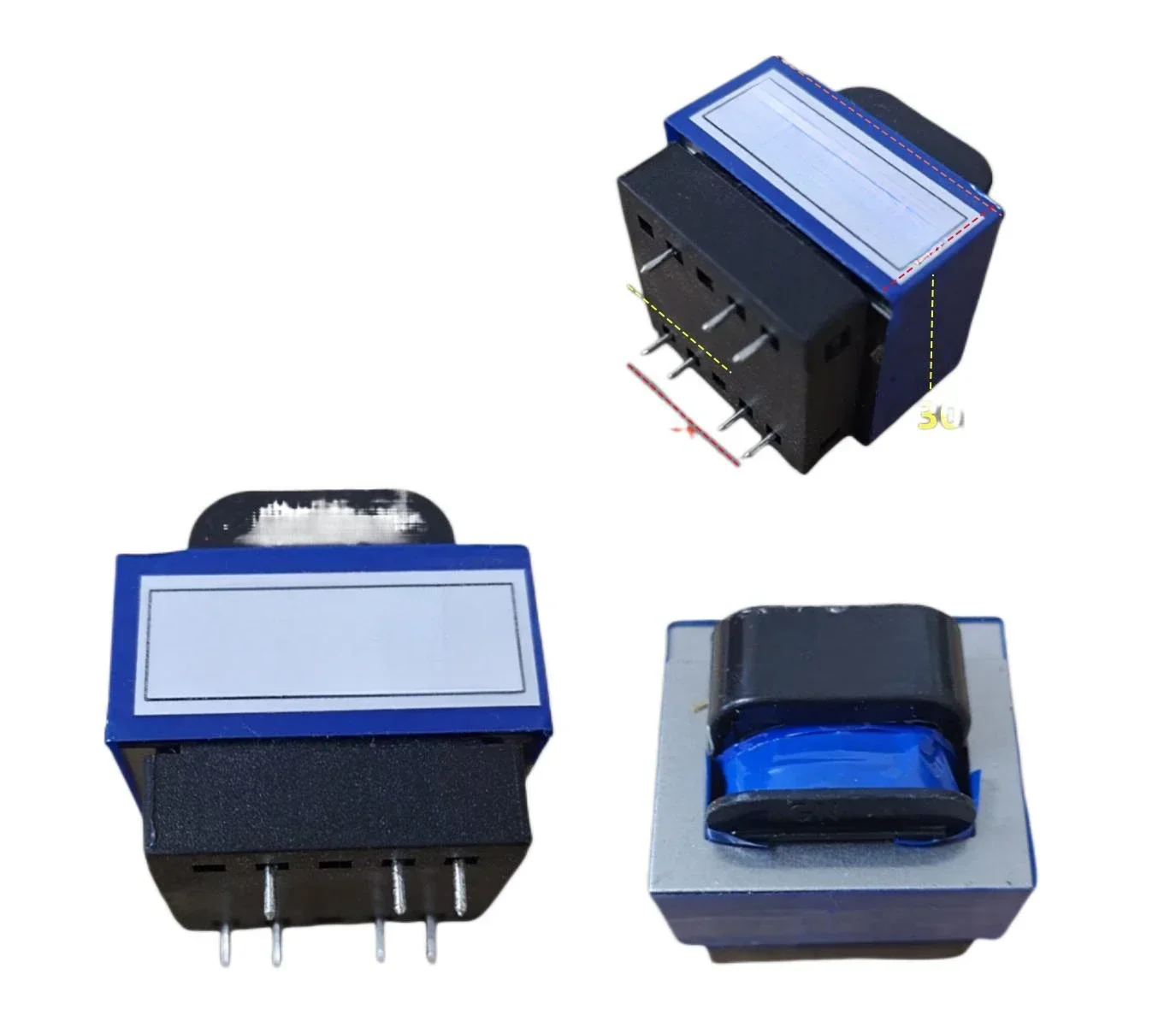 Convient au transformateur de puissance de la carte mère du four à micro-ondes et à la carte d'ordinateur, 220V à 11V à 7V