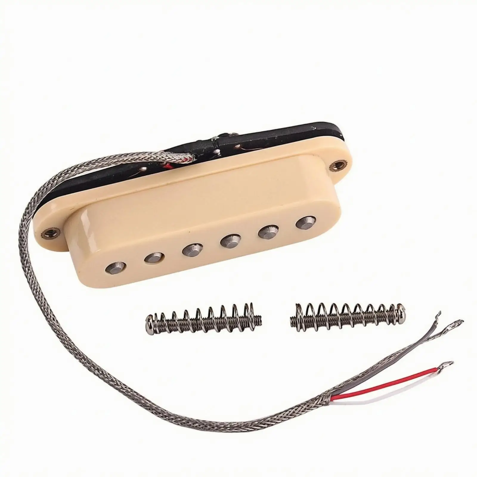 Guitar Pickup with Mounting Screws Metal Electronics Black for Guitarists