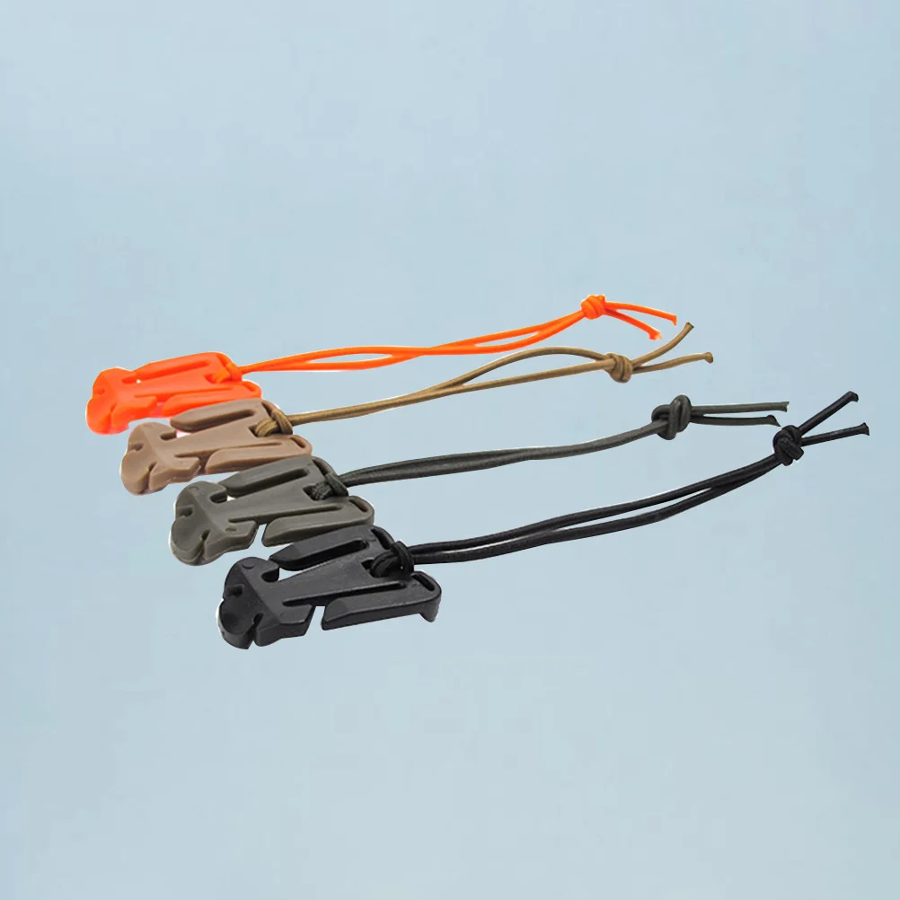 

20pcs Elastic Rope Clip Durable Webbing Attachments For Backpack Strap Management Outdoor Camping Hiking Hunting Gear