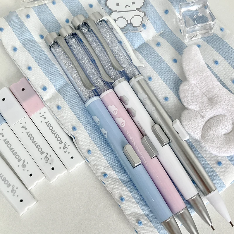 

Мечтательные ангелы, боковой пресс, 0,5 мм, механический карандаш и набор стержней HB, студенческие экзаменационные эскизы, высокоэстетические подарочные канцелярские принадлежности для девочек