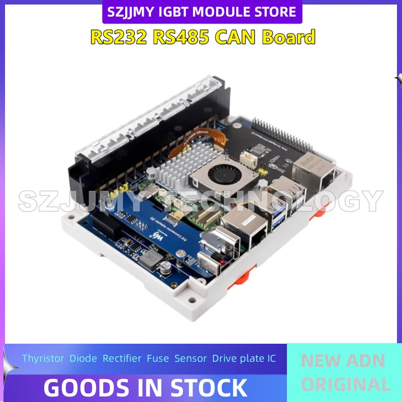 Raspberry Pi Industrial Interface Board Isolation RS232/485 CANFD Expansion Board Wall/Rail Mounted  NEW ORIGINAL IN STOCK