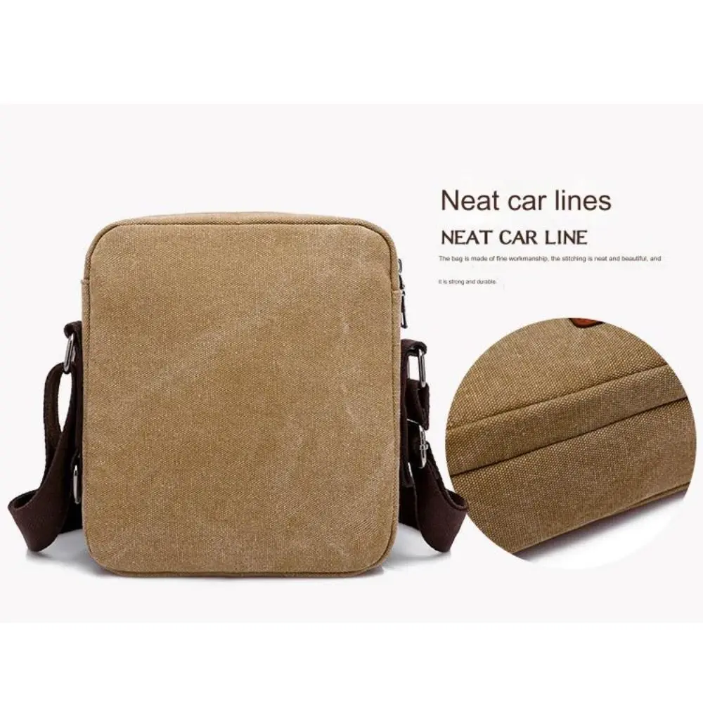 Trendy Maillard Shoulder Bags Small Letters Crossbody Bag Large Capacity Canvas Luggage Bag For Men Boy