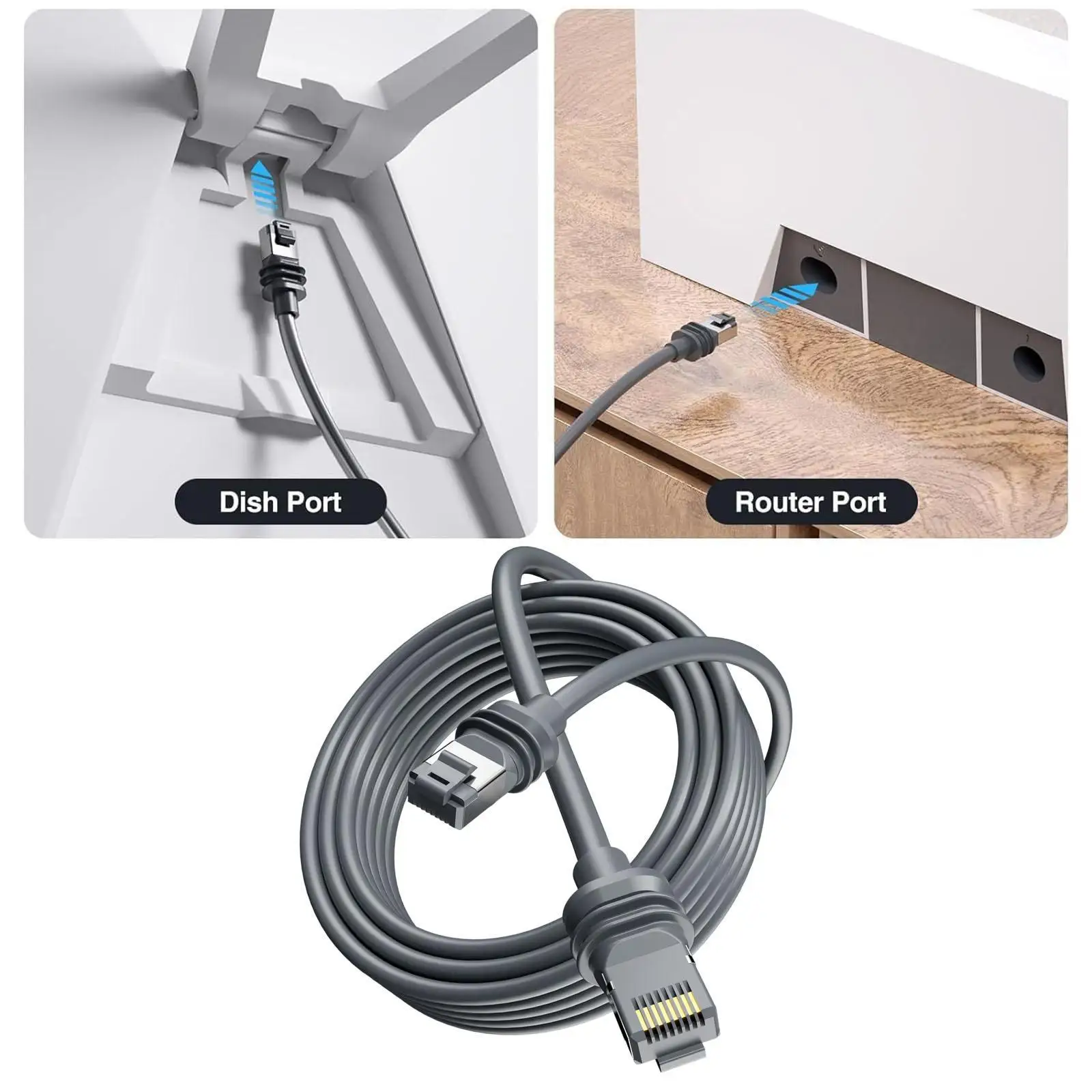 Cabo de extensão Gen 3 Cabo de extensão de conector banhado a ouro com pontas triplas