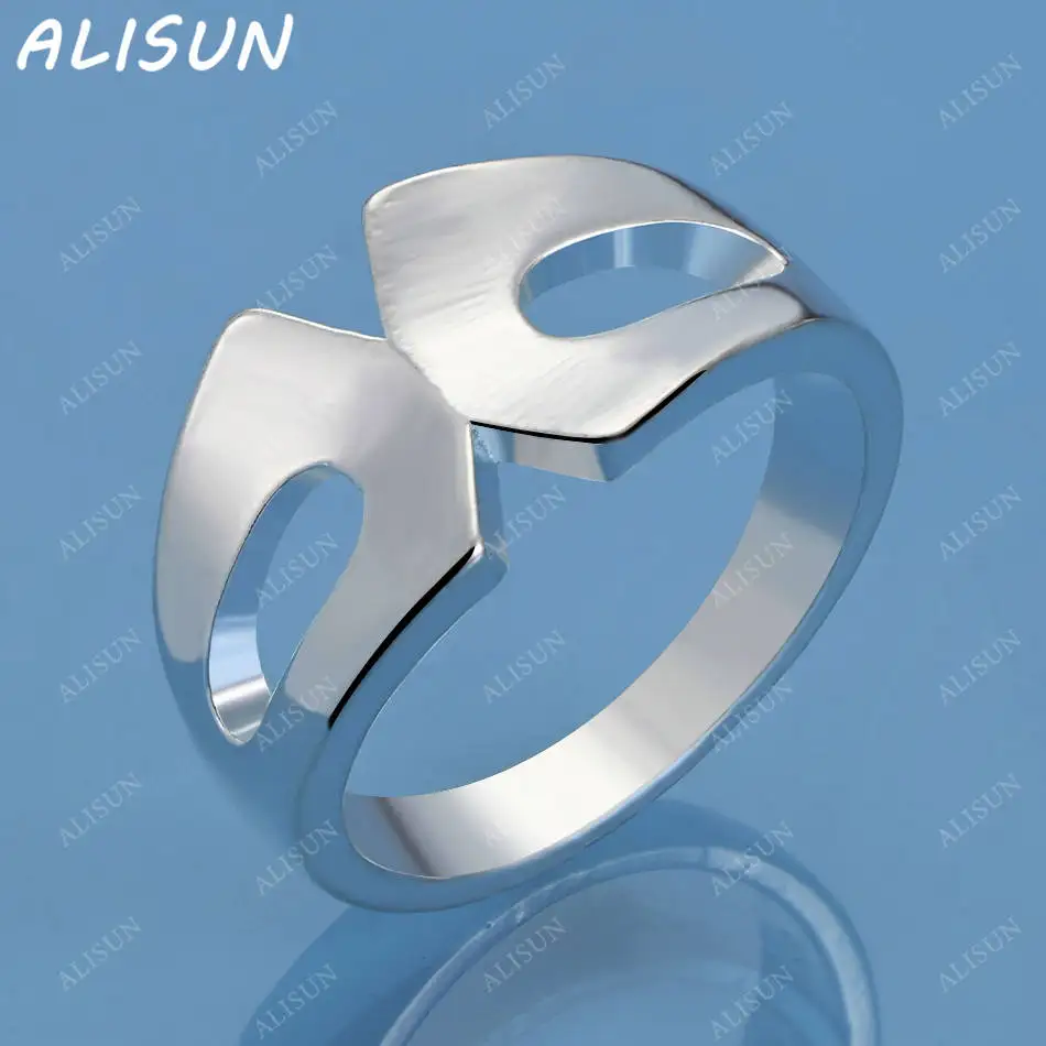 

ALISUN 925 Sterling Silver Batman Eye Mask Ring For Man Women Men Fashion Party Christmas Gifts Wedding Jewelry