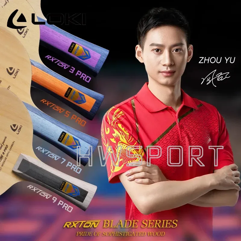 RXTON PRO Table Tennis Blade Professional 5+2 Carbon Ping Pong Blade OFF+ Lightweight Pingpong Base Board with Packing Box Maap