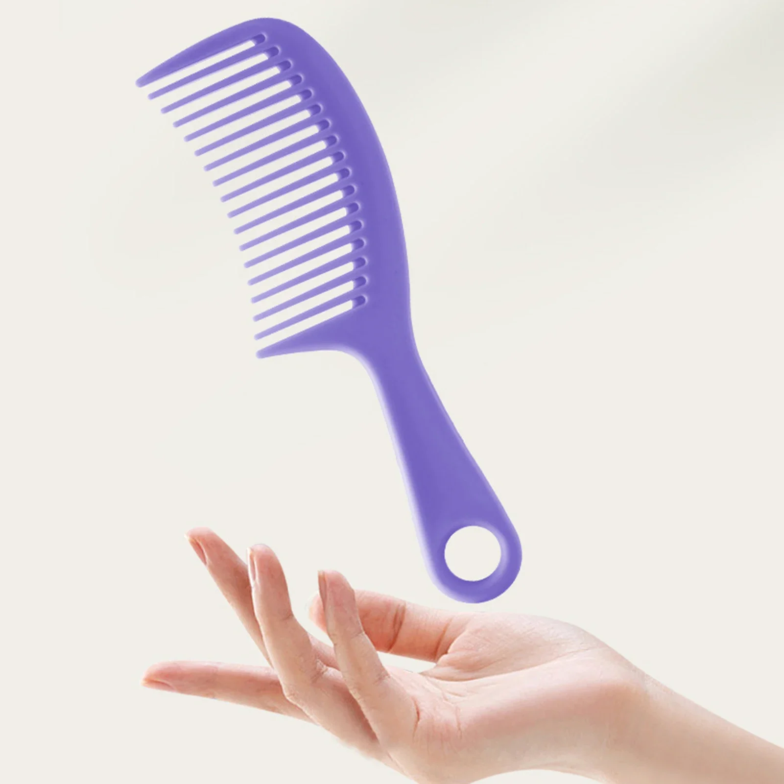 4 قطعة مشط الضفيرة واسعة الأسنان وفك تشابك مشط الملمس مشط للنساء مجعد الرطب/الجاف متموج سميكة خصلات الشعر المستعار صالون الحلاق تصفيفة الشعر أداة