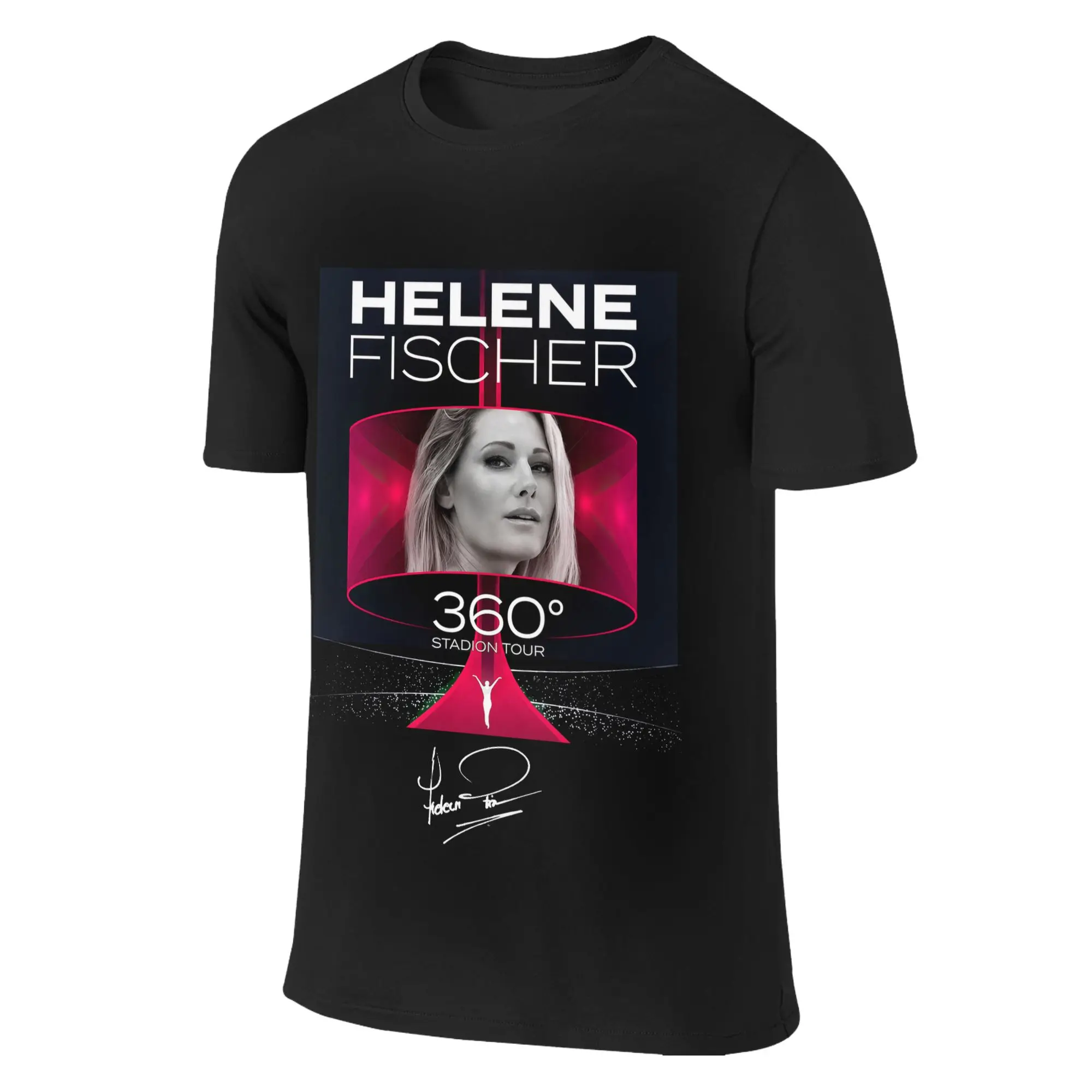 Men Women's Helene Fischer 360° Stadium Tour 2026 Graphic T Shirt Merchandise Funny 100% Cotton  T Shirt Tee Clothing Classic