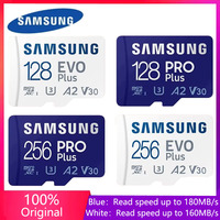SAMSUNG EVO Plus carte mémoire 32GB/SDHC 64GB/128GB/256GB/512GB SDXC Micro SD/TF cartes Flash MicroSD UHS-1 pour téléphone Drone