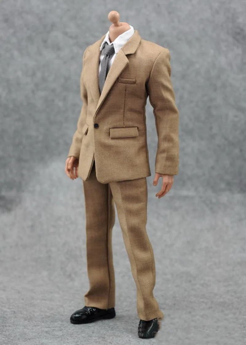 ZYTOYS Soldato Maschio Scala 1/6 Cachi/Grigio/Bianco/Nero/Blu Carriera Costume Formale Abiti da Uomo Modello per 12 ''Action Figure Corpo