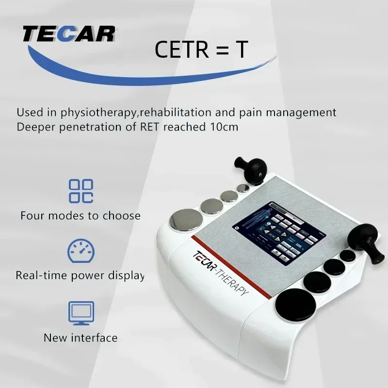 Diathermy Machine CET RET RF Indiba For Sports Rehabilitator Sport Therapist Tecar Therapy Machine For Body Pain