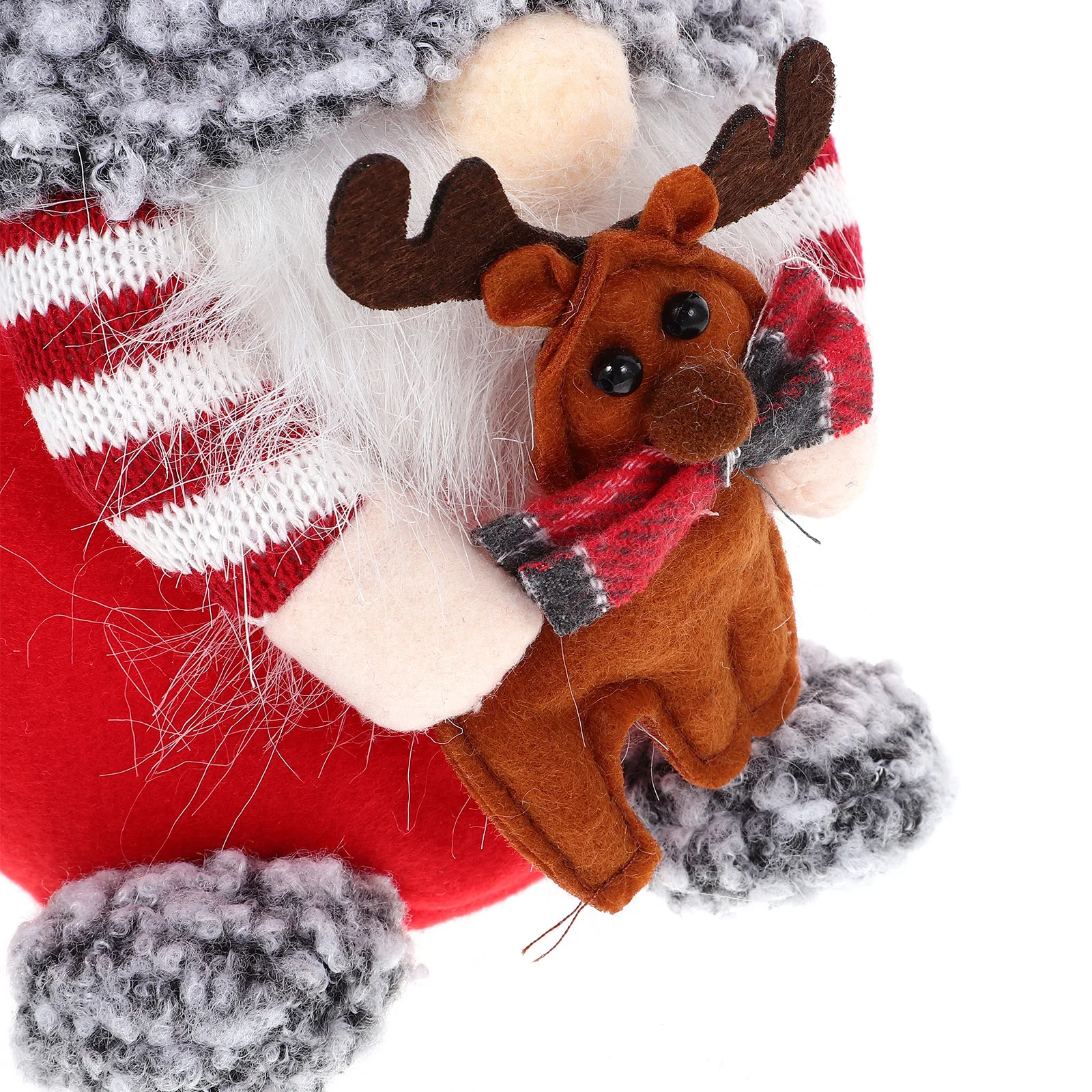 

Adorable Cloth Gnome Dressed in Shiny Hat Unique Nordic Style Christmas Ornament for Home Fireplace Mantel Decor Xmas Gnome