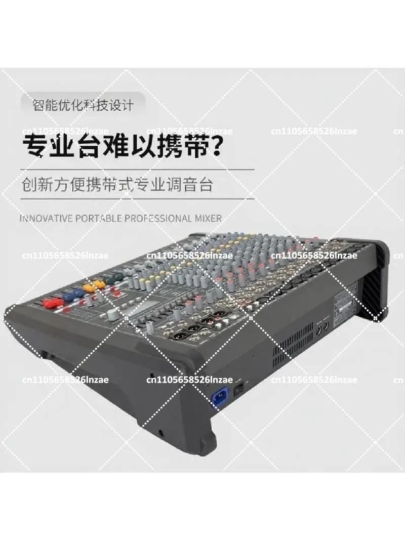 Portable Audio Mixer with DSP Effects 48V Phantom Power Digital Console for Stage