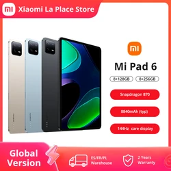 Xiaomi Pad 6 Global Version 128GB/256GB Mi Tablet  Snapdragon 870 Processor 11 