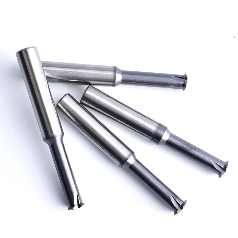 CNC Machine 60 Degree Solid Carbide Thread Milling Cutter M 0.8 0.9 1 1.2 1.4 1.6 2 2.5 3 Single Flute Metric end mill mills