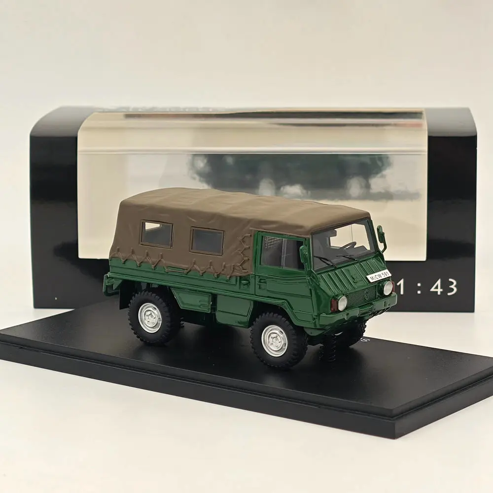 Neo Resina Modelo Carro Colisão, Auto Brinquedos, Presente, Verde, Mais Forte, 1:43 para Steyr-Puch Pinzgauer 710M