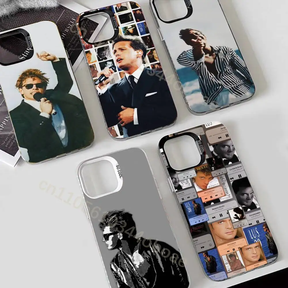 

L-Luis Miguel Singer Phone Case For iPhone 17,16,15,14,13,12,11,Pro,MAX,Plus TPU Soft To Skin-friendly Cover
