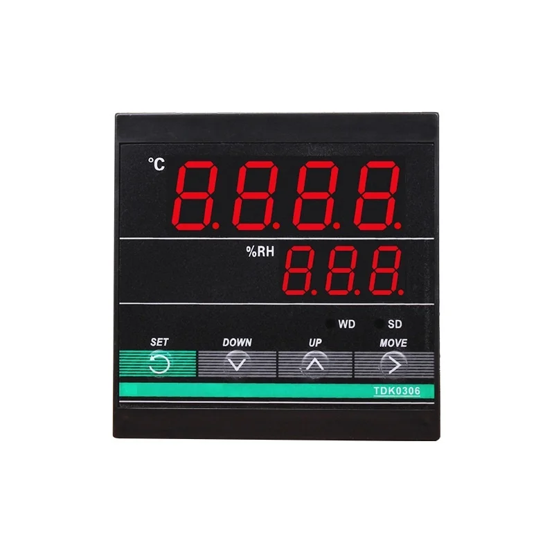 TDK0306 96*96  Temperature and Humidity Controller  With  3 Meter T/H Sensors  and T/H Meters