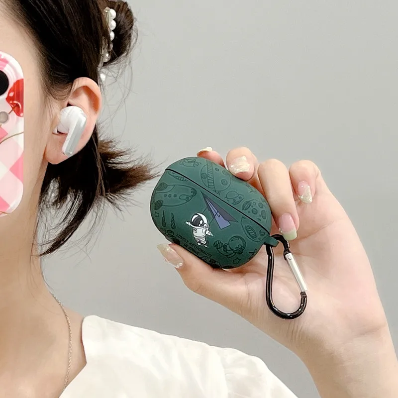 샤오미 레드미 버드 4 프로용 이어폰 케이스, 헤드폰 커버, 우주 비행사 크리스탈 스티커, 레드미 버드 4 프로용, 충전 가방, 2022 년 신제품