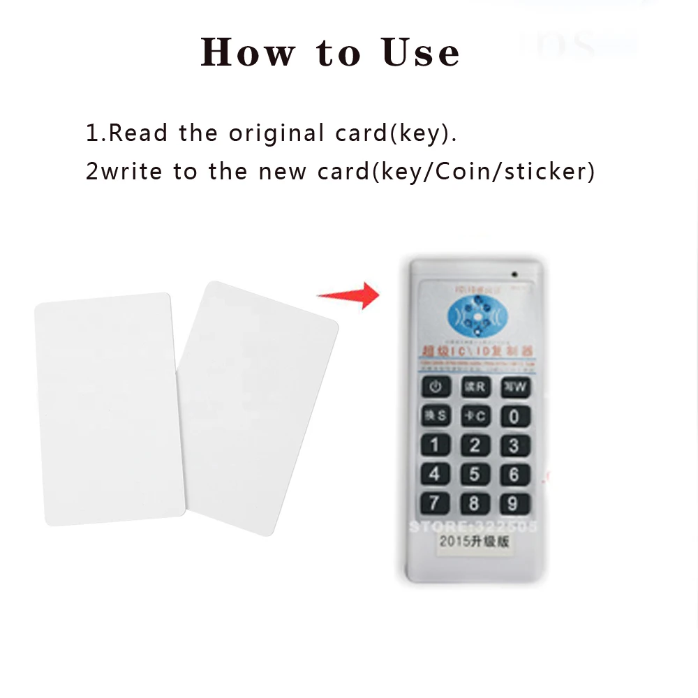 Porte-clés Composite IC + ID UID 13.56MHZ, inscriptible et modifiable, double puce + RFID 125KHZ T5577 EM5200, 10 pièces