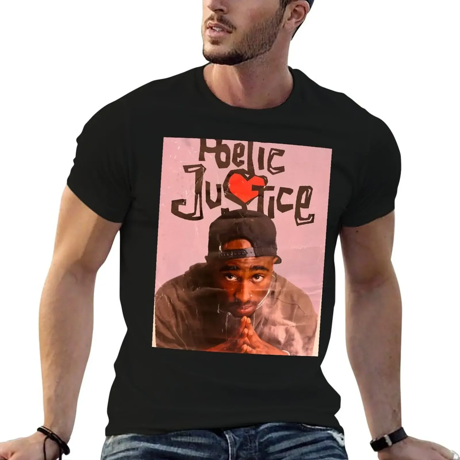 Poetic justice T-Shirt graphics graphic tee shirt Blouse men tshirt