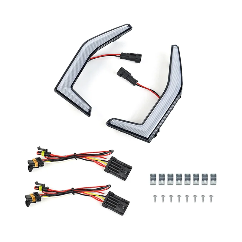 

1Pair LED Daytime Running Lights Replacement High Quality Front For Kawasaki Teryx KRX 1000 2020 2021 2022