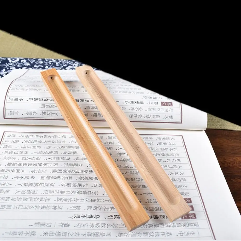 Bamboo Bamboo Board Incense Holder Natural Eco-friendly Incense Stick Holder Japanese Style Anti-Ash Flying Incense Ash Catcher