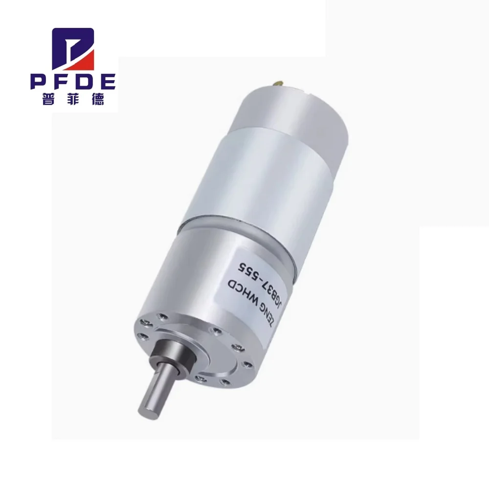 

JGB37-555 Электрический мотор-редуктор постоянного тока с высоким крутящим моментом и низкой скоростью 12 В Micro 24 В 555 Редукторный двигатель постоянного тока для робота-манипулятора