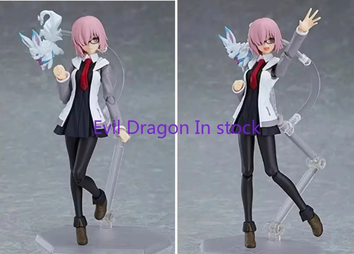 In Stock Original Figma EX-051 Shielder Mash Kyrielight Casual Ver Action Figure Series Pvc Model Toys Figura EX051 Gifts