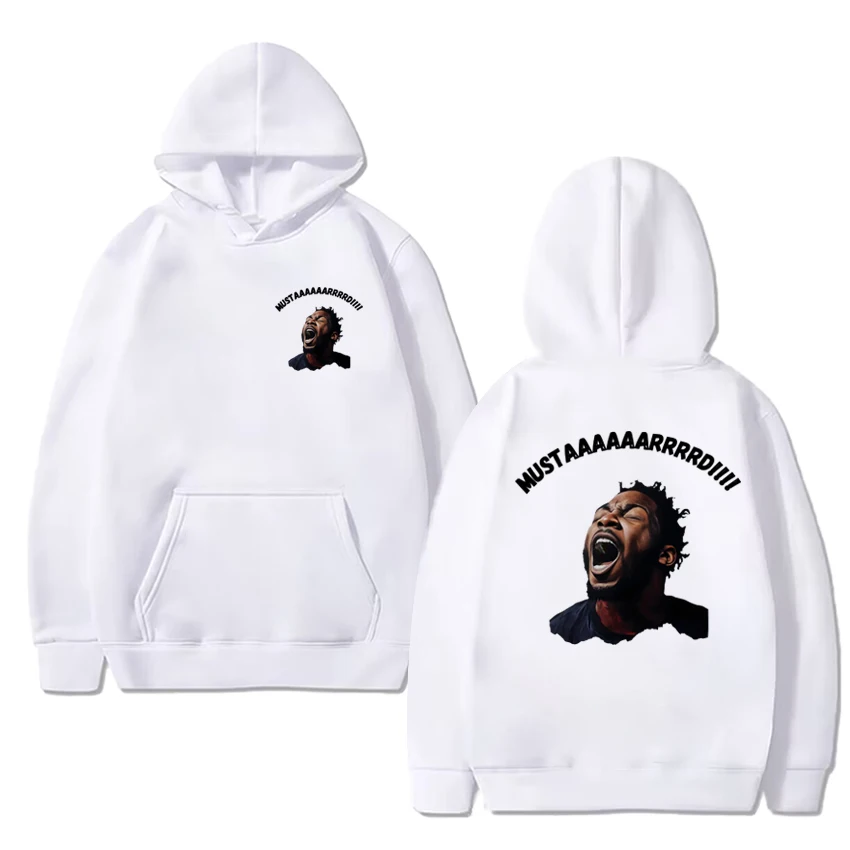 

Hot Sale Kendrick Lamar MUSTARD Graphic streetwear Hoodie Autumn Winter Unisex hip hop punk Sweatshirt Men women Fleece pullover