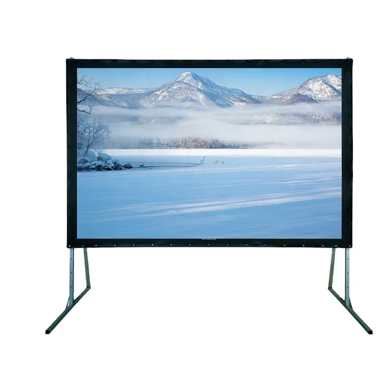 Soft Rear Projector Screen Film 100" 120" Fast Fold Projection Screen 16:9