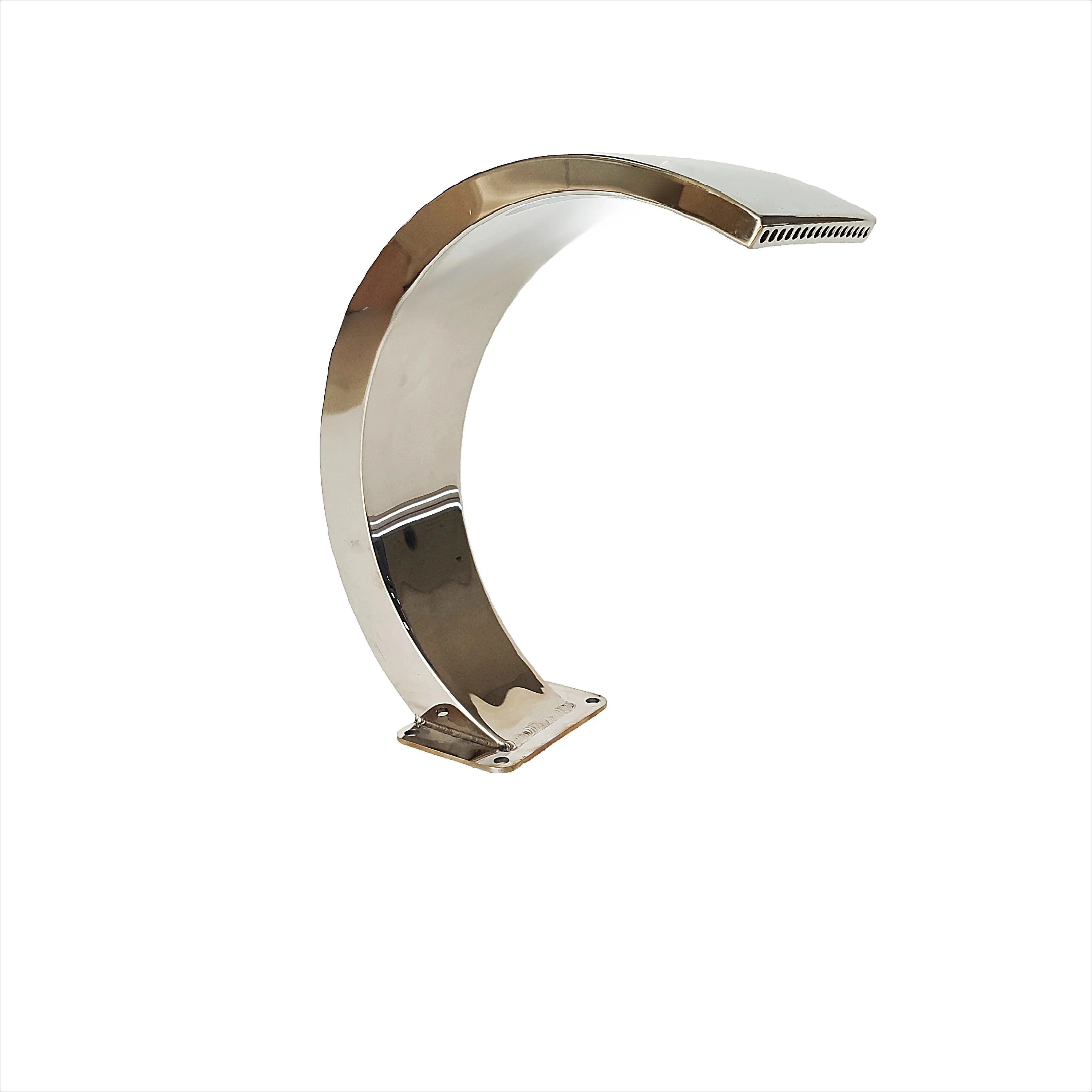 Swimming pool equipment spa arc groove water jet massager stainless steel 304 fountain waterfall water curtain H350xD105mm