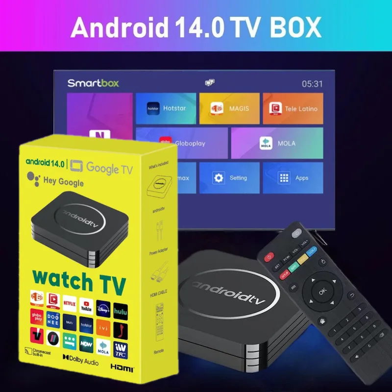 Q2 Smart TV Box Allwinner H3 Quad core Android 14.0 OS Media Player Support Wifi 2.4G 2GB 16GB Fast Set Top Box HD 8K Google