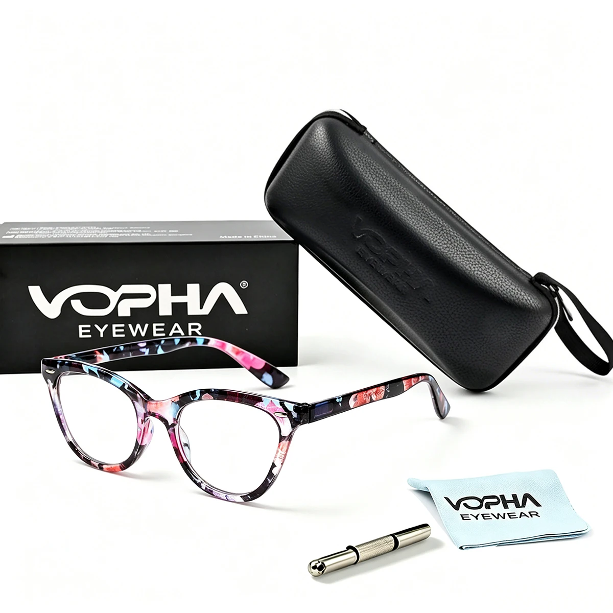 Katzenaugen-Lesebrille mit automatischer Fokussierung für Damen, Anti-Blaulicht-Computerbrille mit automatischer Fokussierung L5