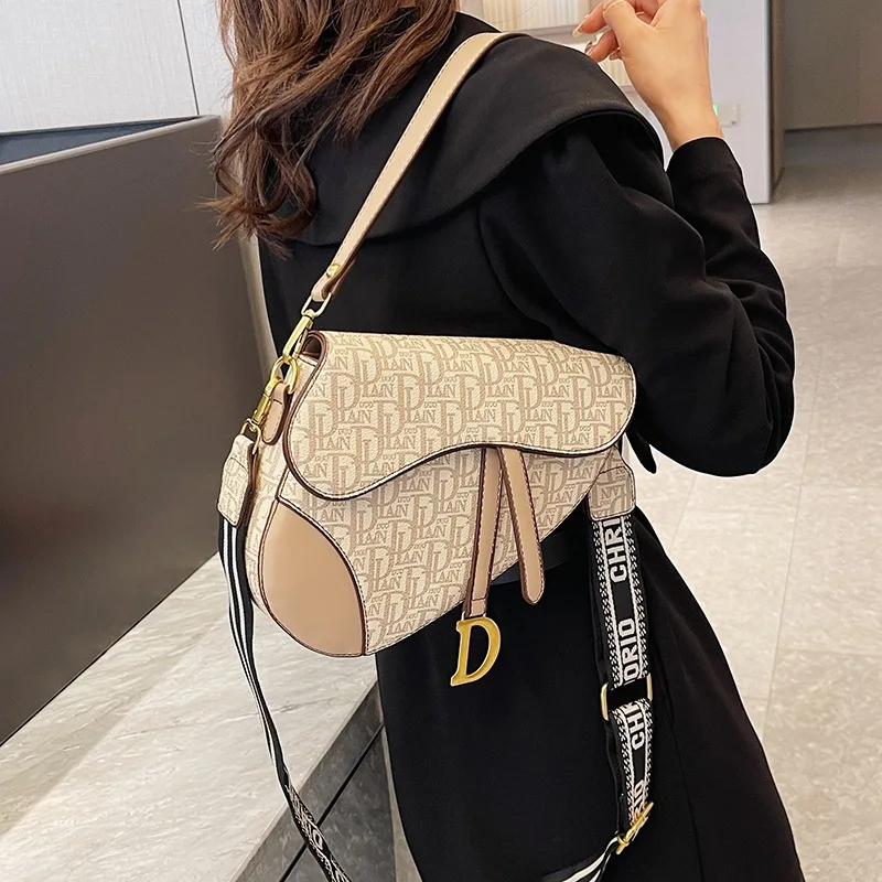 

‌ Эксклюзивная женская сумка через плечо-седло — кожаный кошелек премиум-класса, просторная минималистичная рабочая сумка