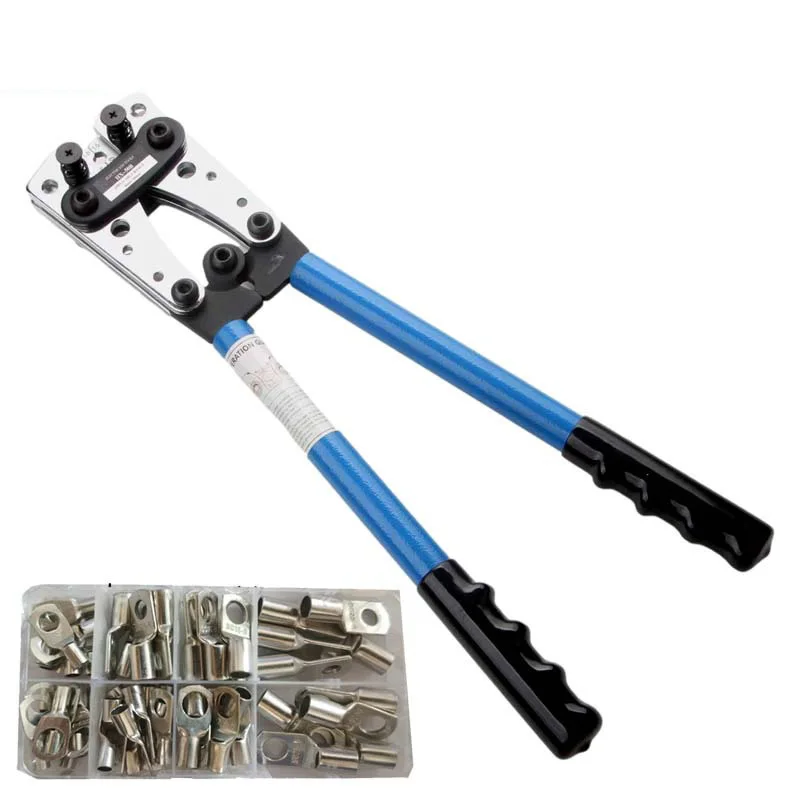 HX-50B crimping pliers Wiring clamp bare terminal cable crimping clamp 6-50 cold pressed terminal stripping