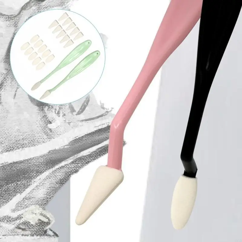 مزج جذوع الرسم رسم القطع محو أدوات الرسم في ممسحة الإسفنج