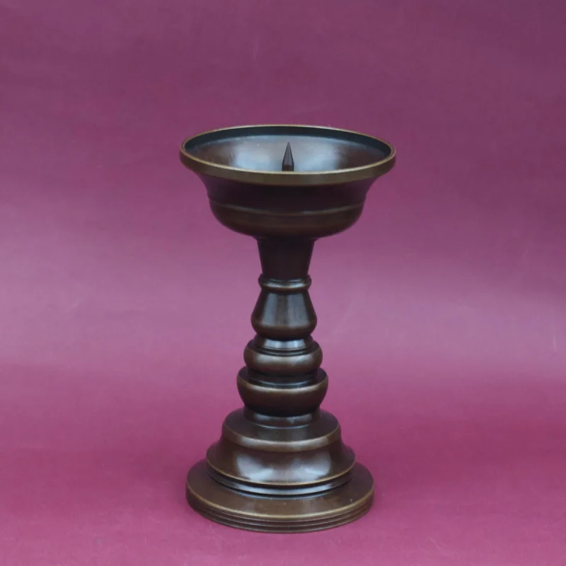 Buddhist Supplies Household Altar Eternal Light Buddha Offering Dimmable Butter Alloy Oil Lamp Ornament Wholesale Ho