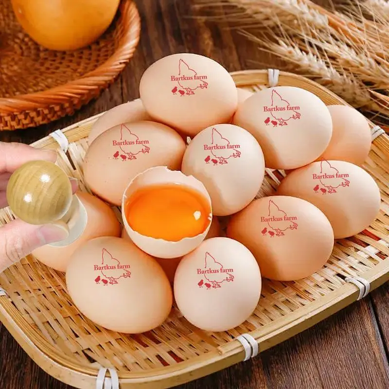 Egg Stamper Stamper ยางฟาร์มไข่ป้าย Multi-Functional สดเครื่องหมายไข่ประณีตไข่เครื่องหมายหมึกแสตมป์สําหรับกระดาษดิน