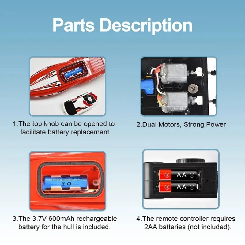 子供用リモコンボート,2.4g,ボート,屋外玩具,ダブルモーター,PVC,高速,スピード