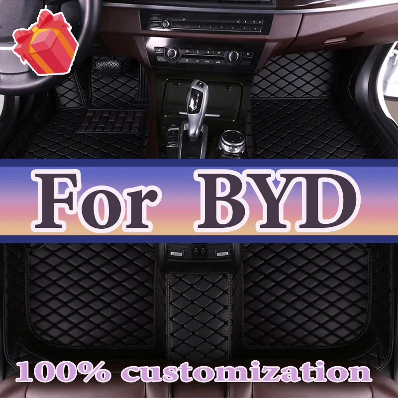 

Автомобильные коврики для BYD F0 F3 F6 G3 G6 S6 F3R yuan plus ATTO 3, автомобильные аксессуары